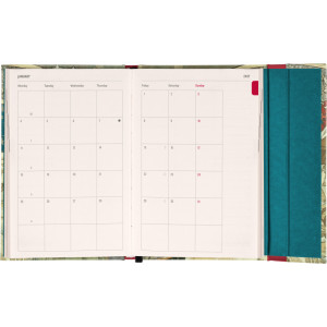 NOTIQUE Magnetic weekly planner Alphonse Mucha 2027, 11 x 16 cm