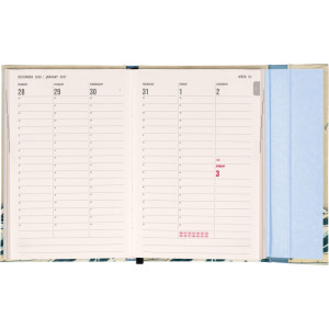 NOTIQUE Magnetic weekly planner Katsushika Hokusai 2027, 11 x 16 cm