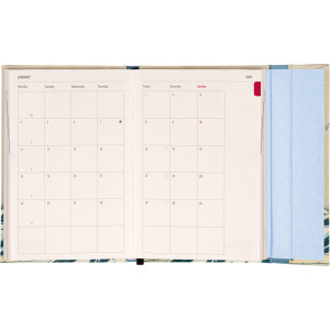 NOTIQUE Magnetic weekly planner Katsushika Hokusai 2027, 11 x 16 cm
