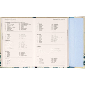 NOTIQUE Magnetic weekly planner Katsushika Hokusai 2027, 11 x 16 cm