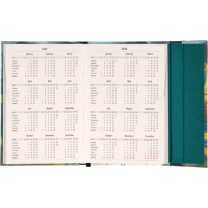 NOTIQUE Magnetic weekly planner Frida Kahlo 2027, 11 x 16 cm