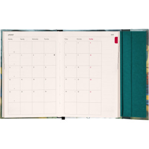 NOTIQUE Magnetic weekly planner Frida Kahlo 2027, 11 x 16 cm