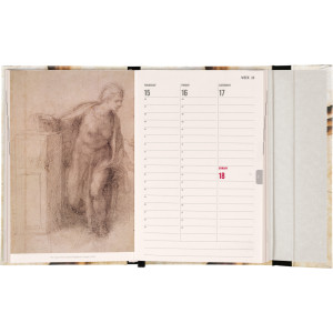 NOTIQUE Magnetic weekly planner Michelangelo 2027, 11 x 16 cm