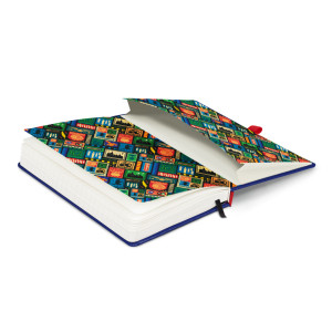 NOTIQUE Notes Harry Potter – Bradavice, linkovaný, 13 x 21 cm