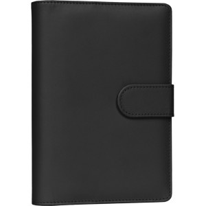 NOTIQUE Refill – Týdenní kroužkový diář s vyměnitelnými listy 2027, černý, 12,5 x 19 cm