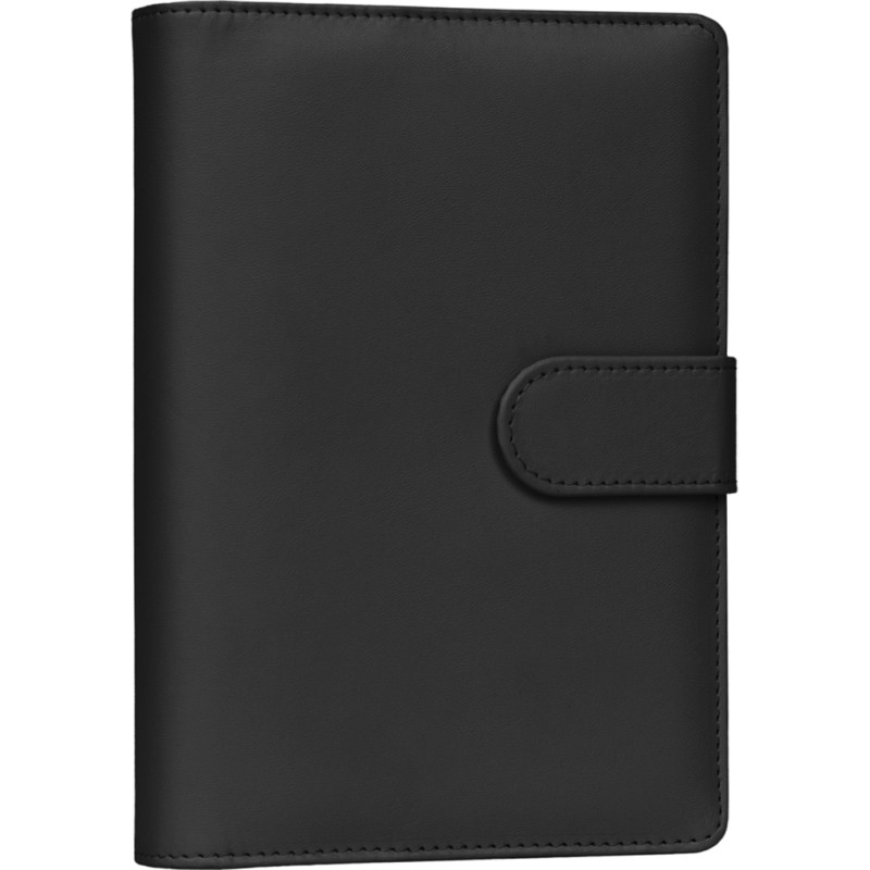 NOTIQUE Refill – Týdenní kroužkový diář s vyměnitelnými listy 2027, černý, 12,5 x 19 cm