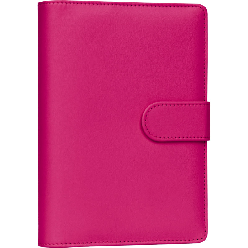 NOTIQUE Refill – Týdenní kroužkový diář s vyměnitelnými listy 2027, fuchsiový, 12,5 x 19 cm