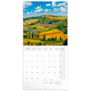 NOTIQUE Poznámkový kalendář Naše Planeta 2027, PLASTIC FREE, 30 x 30 cm