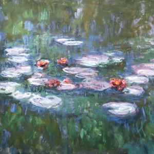 NOTIQUE Poznámkový kalendář Claude Monet 2027, 30 x 30 cm