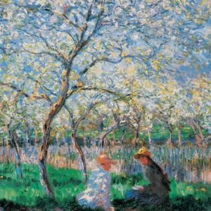 NOTIQUE Poznámkový kalendář Claude Monet 2027, 30 x 30 cm