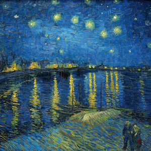 NOTIQUE Grid calendar Vincent van Gogh 2027, 30 x 30 cm