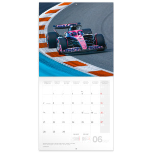 NOTIQUE Poznámkový kalendář Formule – Jiří Křenek 2027, 30 x 30 cm