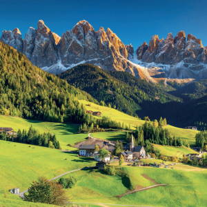NOTIQUE Grid calendar Alps 2027, 30 x 30 cm
