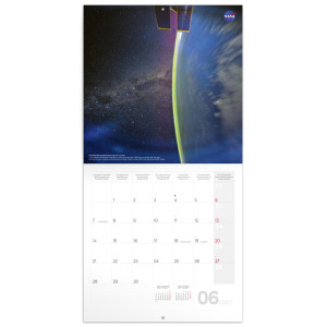 NOTIQUE Poznámkový kalendář NASA 2027, 30 x 30 cm
