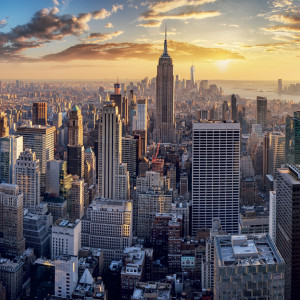 NOTIQUE Poznámkový kalendář New York 2027, 30 x 30 cm