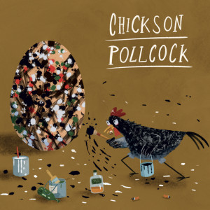 NOTIQUE Grid calendar Chicken Artists 2027, 30 x 30 cm