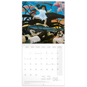 NOTIQUE Grid calendar Henri Rousseau 2027, 30 x 30 cm