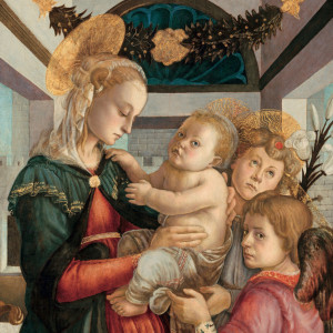 NOTIQUE Grid calendar Sandro Botticelli 2027, 30 x 30 cm