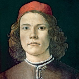NOTIQUE Grid calendar Sandro Botticelli 2027, 30 x 30 cm