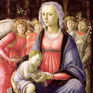 NOTIQUE Grid calendar Sandro Botticelli 2027, 30 x 30 cm