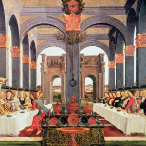 NOTIQUE Grid calendar Sandro Botticelli 2027, 30 x 30 cm