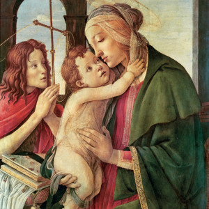 NOTIQUE Grid calendar Sandro Botticelli 2027, 30 x 30 cm