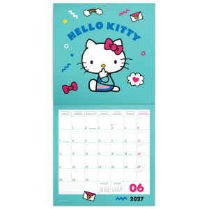 NOTIQUE Grid calendar Hello Kitty 2027, 30 x 30 cm