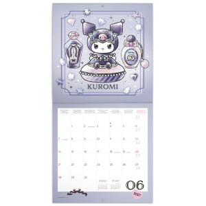 NOTIQUE Grid calendar Kuromi 2027, 30 x 30 cm