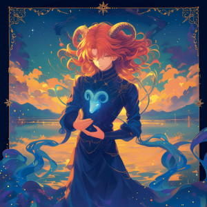 NOTIQUE Poznámkový kalendář Anime Zodiac 2027, 30 x 30 cm