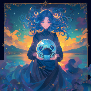 NOTIQUE Grid calendar Anime Zodiac 2027, 30 x 30 cm