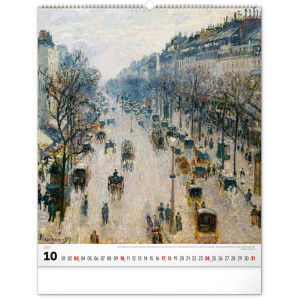 NOTIQUE Nástěnný kalendář Impresionismus 2027, 48 x 56 cm