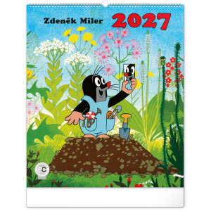 NOTIQUE Nástěnný kalendář Krteček 2027, 48 x 56 cm