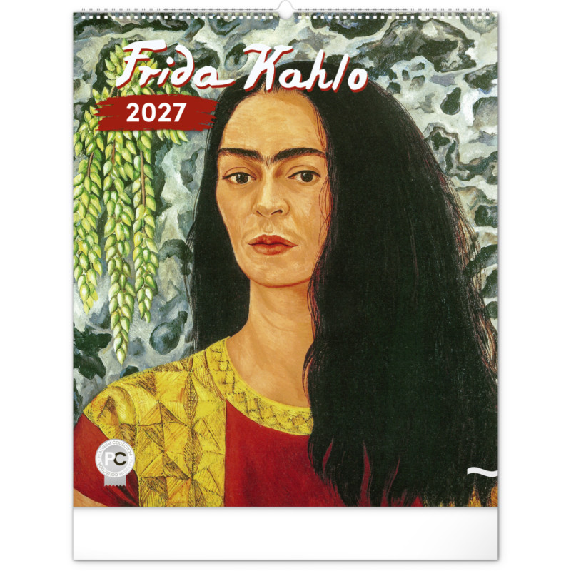 NOTIQUE Nástěnný kalendář Frida Kahlo 2027, 48 x 56 cm