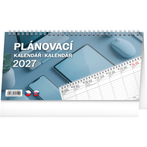 NOTIQUE Stolní kalendář Plánovací CZ/SK 2027, 25 x 12,5 cm