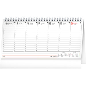 NOTIQUE Stolový kalendár Plánovací 2027, 25 x 12,5 cm