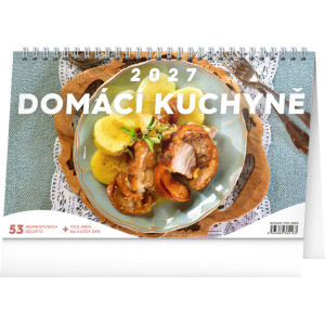 NOTIQUE Stolní kalendář Domácí kuchyně 2027, 23,1 x 14,5 cm