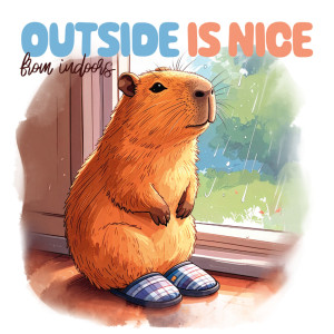 NOTIQUE Grid calendar Cheeky Capybaras 2027, 30 x 30 cm