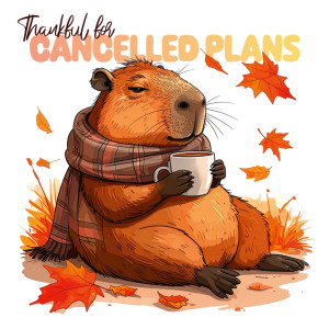 NOTIQUE Grid calendar Cheeky Capybaras 2027, 30 x 30 cm
