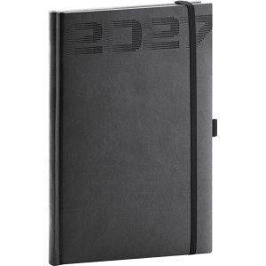 NOTIQUE Týdenní diář Aprint Top 2027, černý, 15 x 21 cm