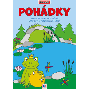 Grafomotorická omalovánka - A4 - Pohádky