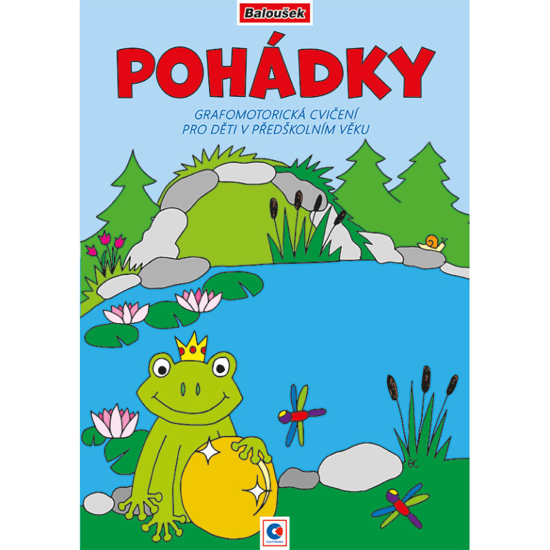 Grafomotorická omalovánka - A4 - Pohádky