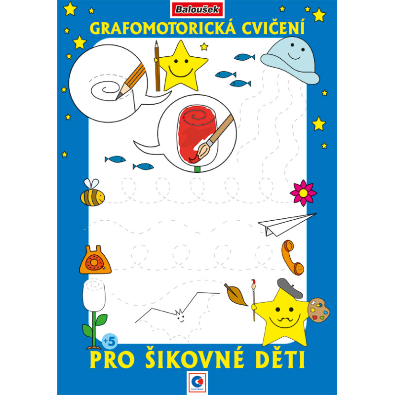 Omalovánka  - A4 - Grafomotorická cvičení
