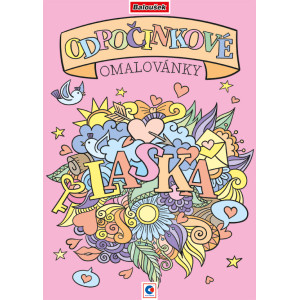 Omalovánka  - A4 - Odpočinkové omalovánky