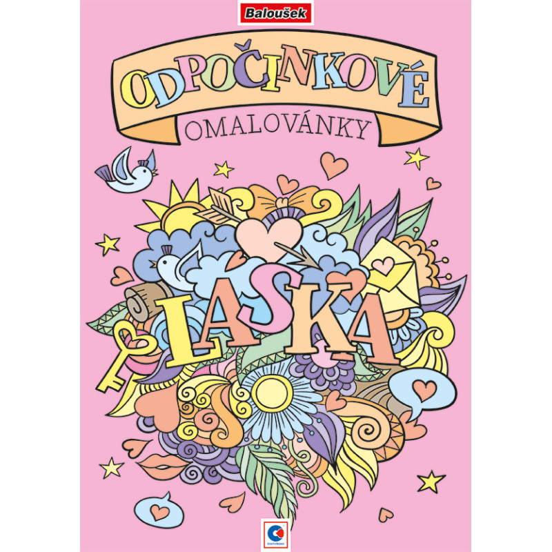 Omalovánka  - A4 - Odpočinkové omalovánky