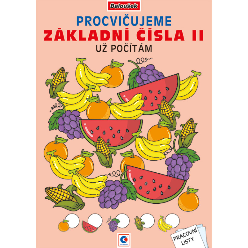Omalovánka  - A4 - Procvičujeme základní čísla II, Už počítám!