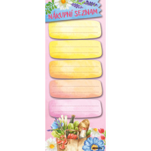 Nákupní seznam - Barevný