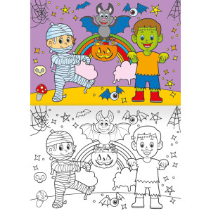 Omalovánka - A5 - Halloween