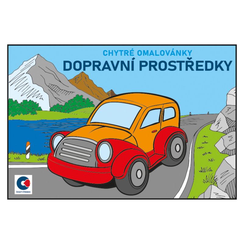 Omalovánka A5 - Chytré omalovánky - Dopravní prostředky