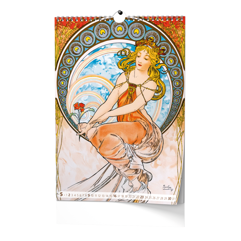 Nástěnný kalendář A3 - Alfons Mucha 2027