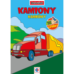 Omalovánka - A5 - Kamiony
